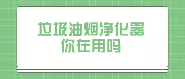 垃圾~油煙凈化器~分類(lèi)指南